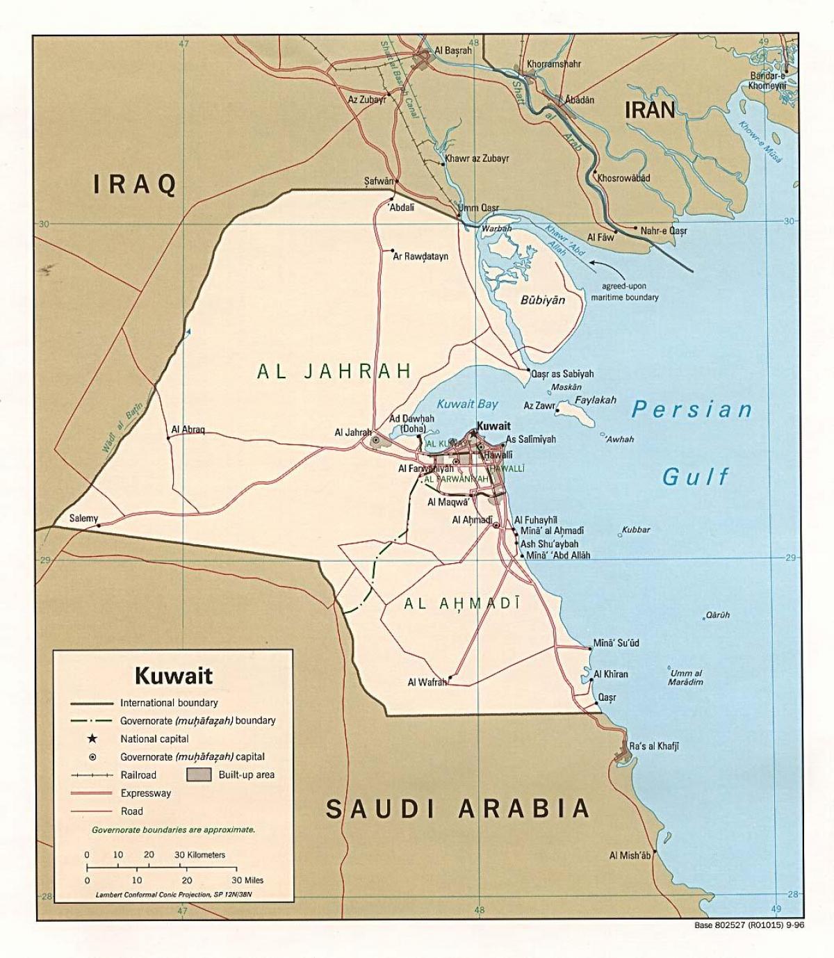 kart over safat kuwait