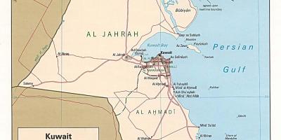 Kart over safat kuwait